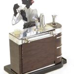 RONSON ART DECO BARTENDER CIGARETTE HOLDER LIGHTER