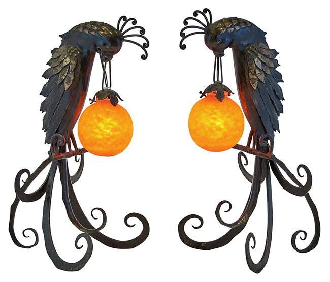Wrought Iron table lamps